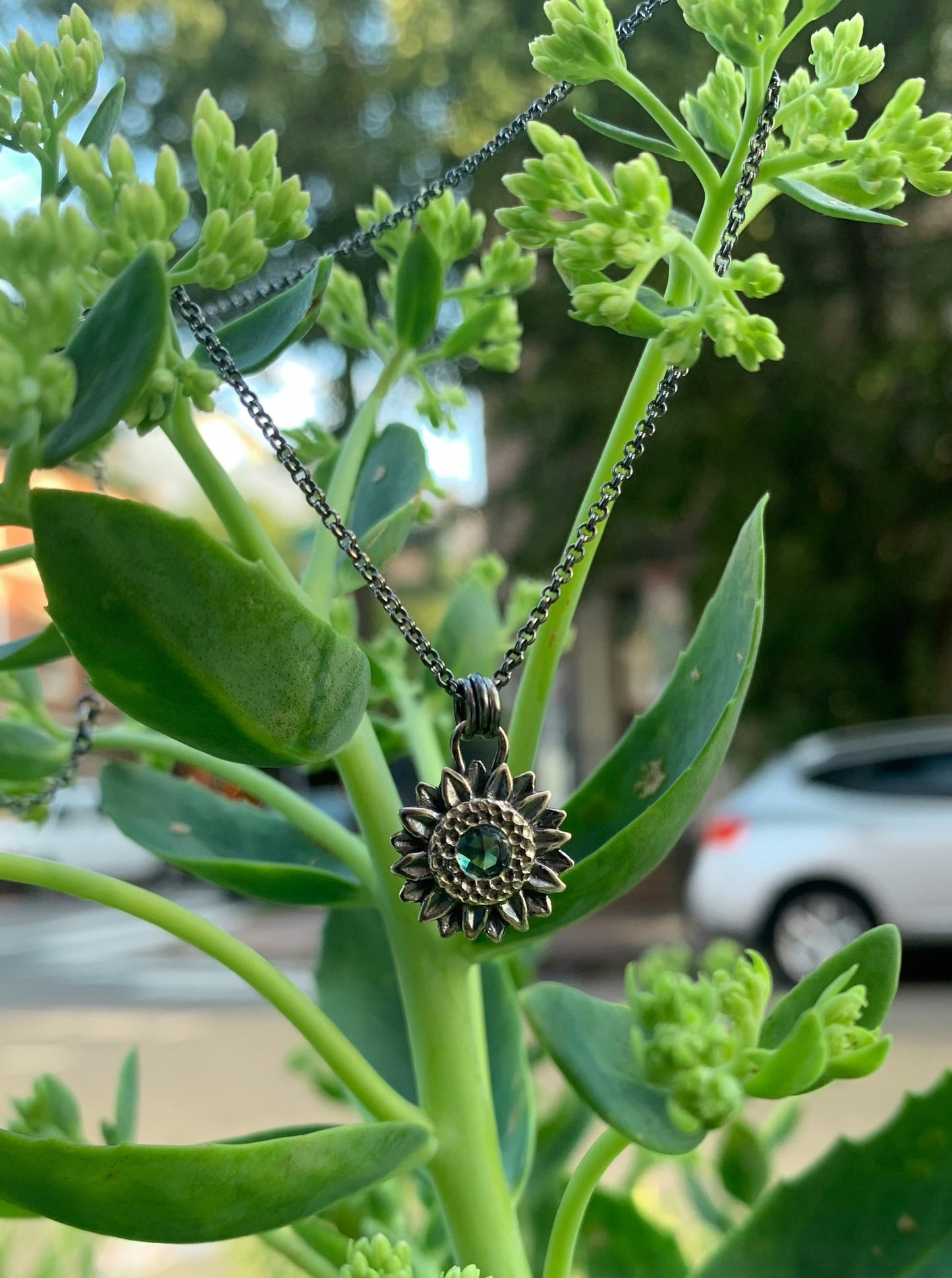Sunflower Necklace