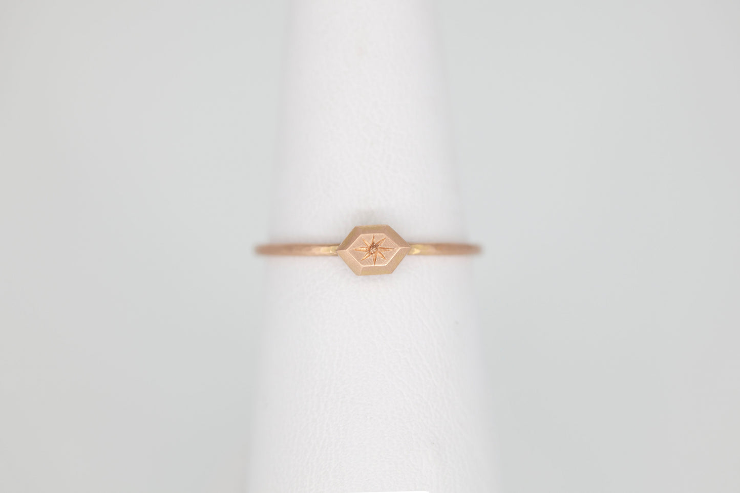 Mini Signet Stacker (rose gold)
