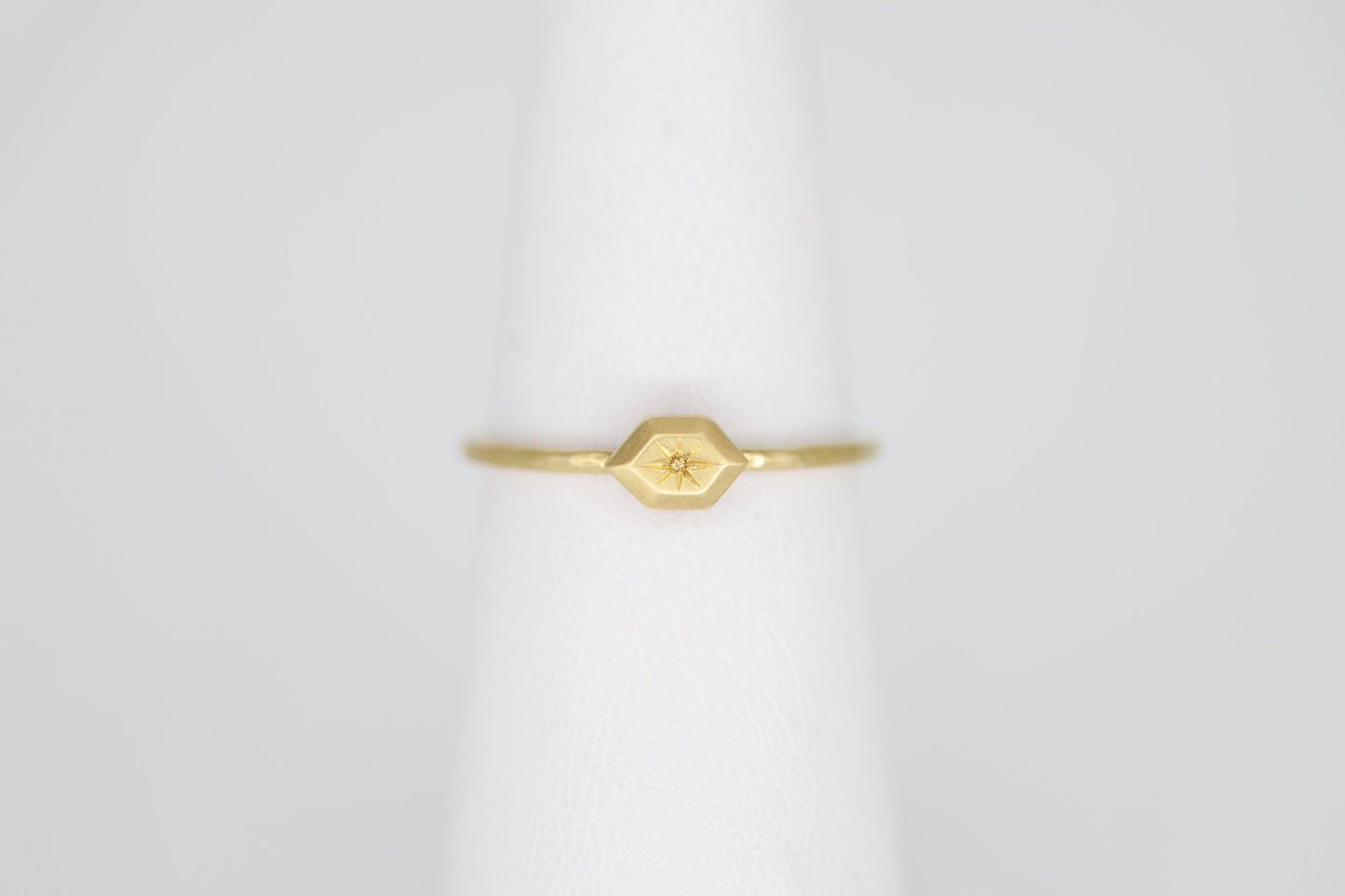 Mini Signet Stacker (yellow gold)