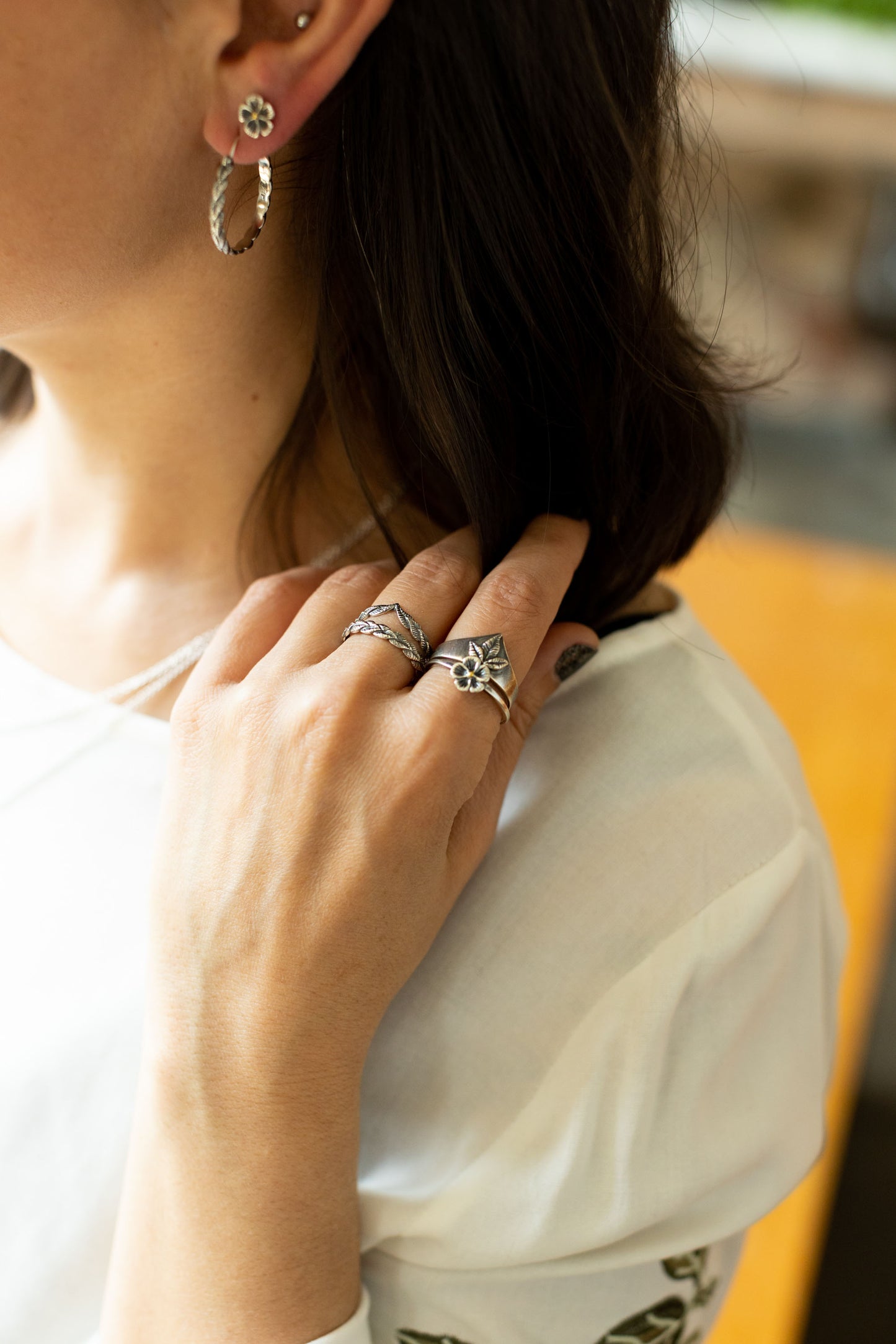 Amulet Leaf Ring