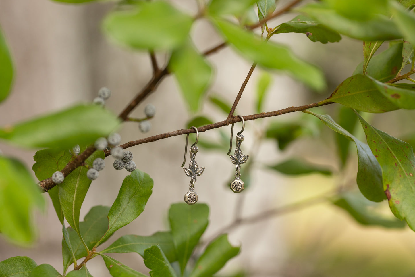 Daisy Leaf Earrings