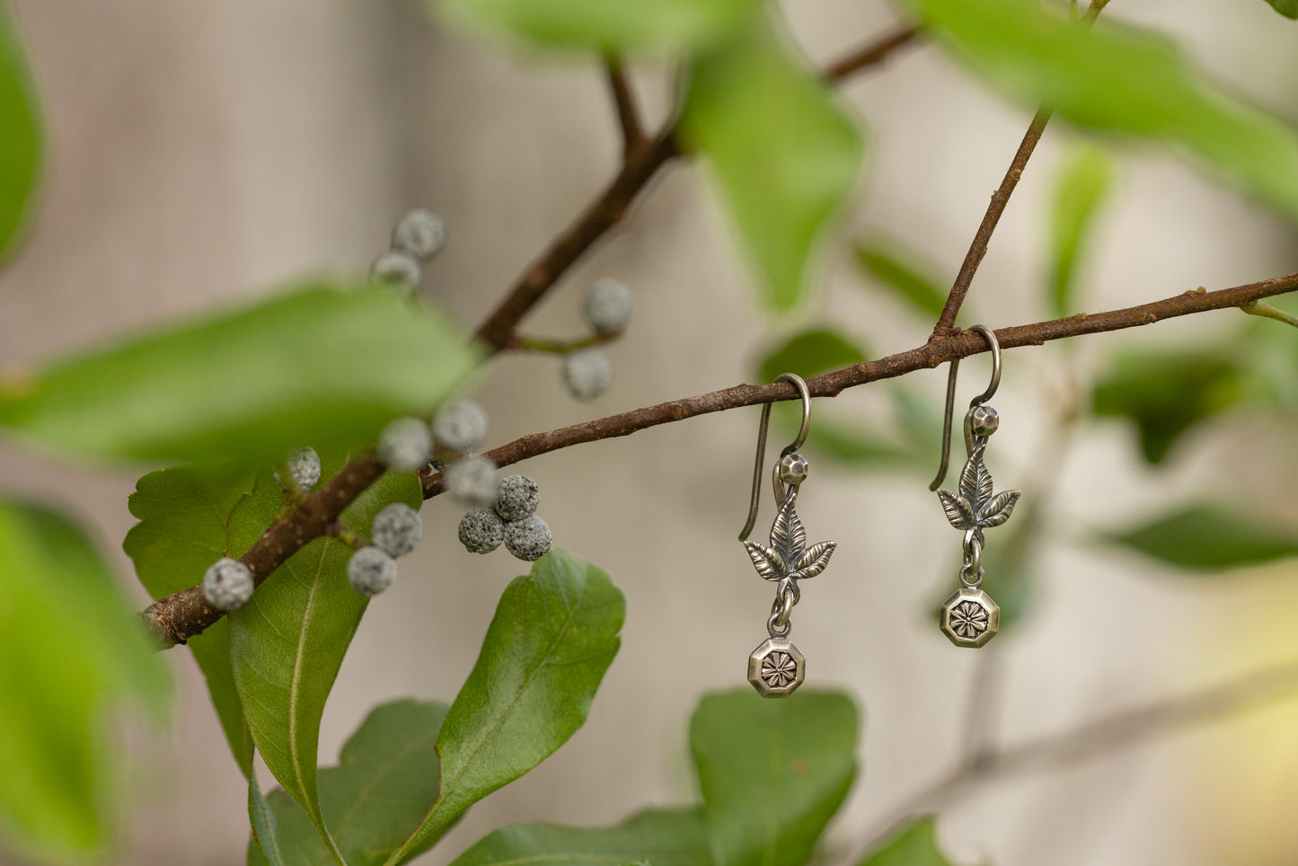 Daisy Leaf Earrings