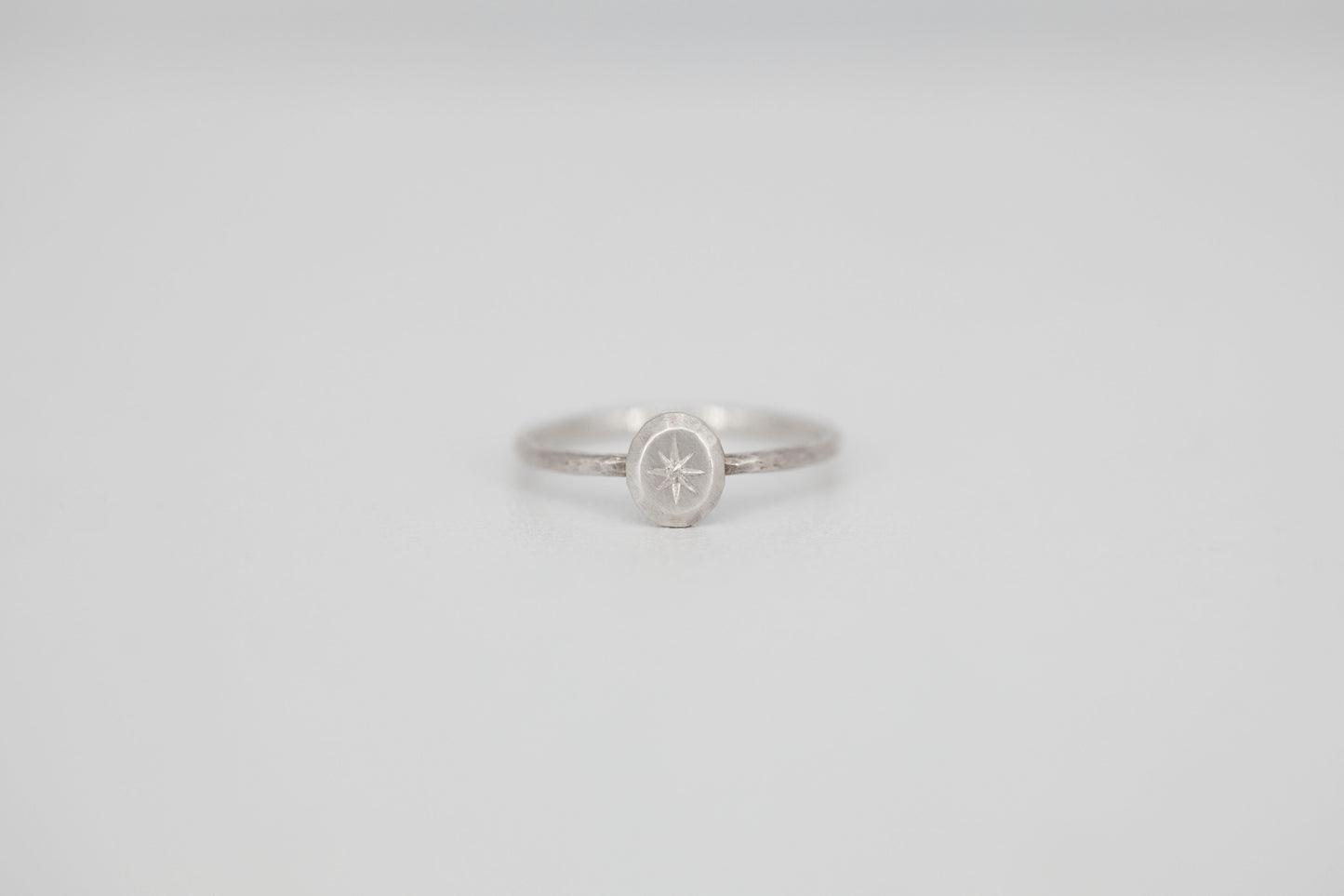 Mini Signet Stacker (silver)