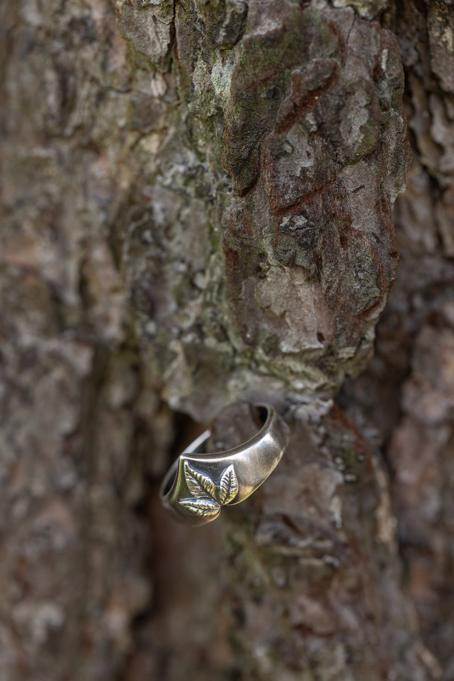 Amulet Leaf Ring