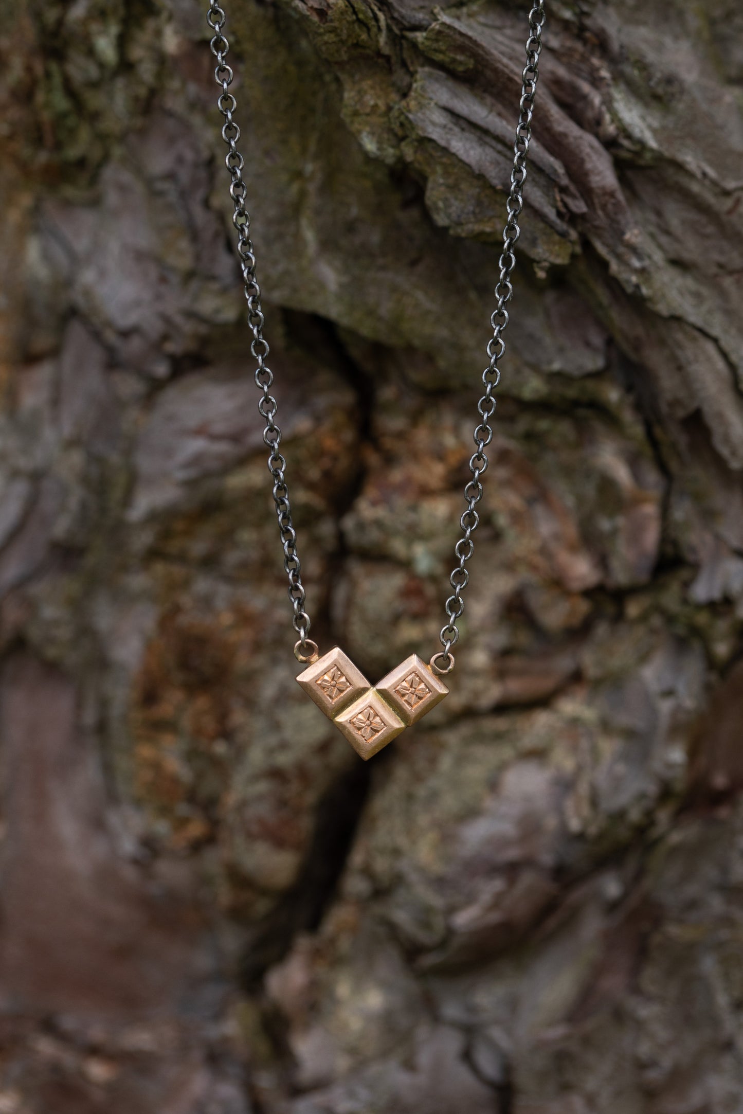 Trinity Signet Necklace