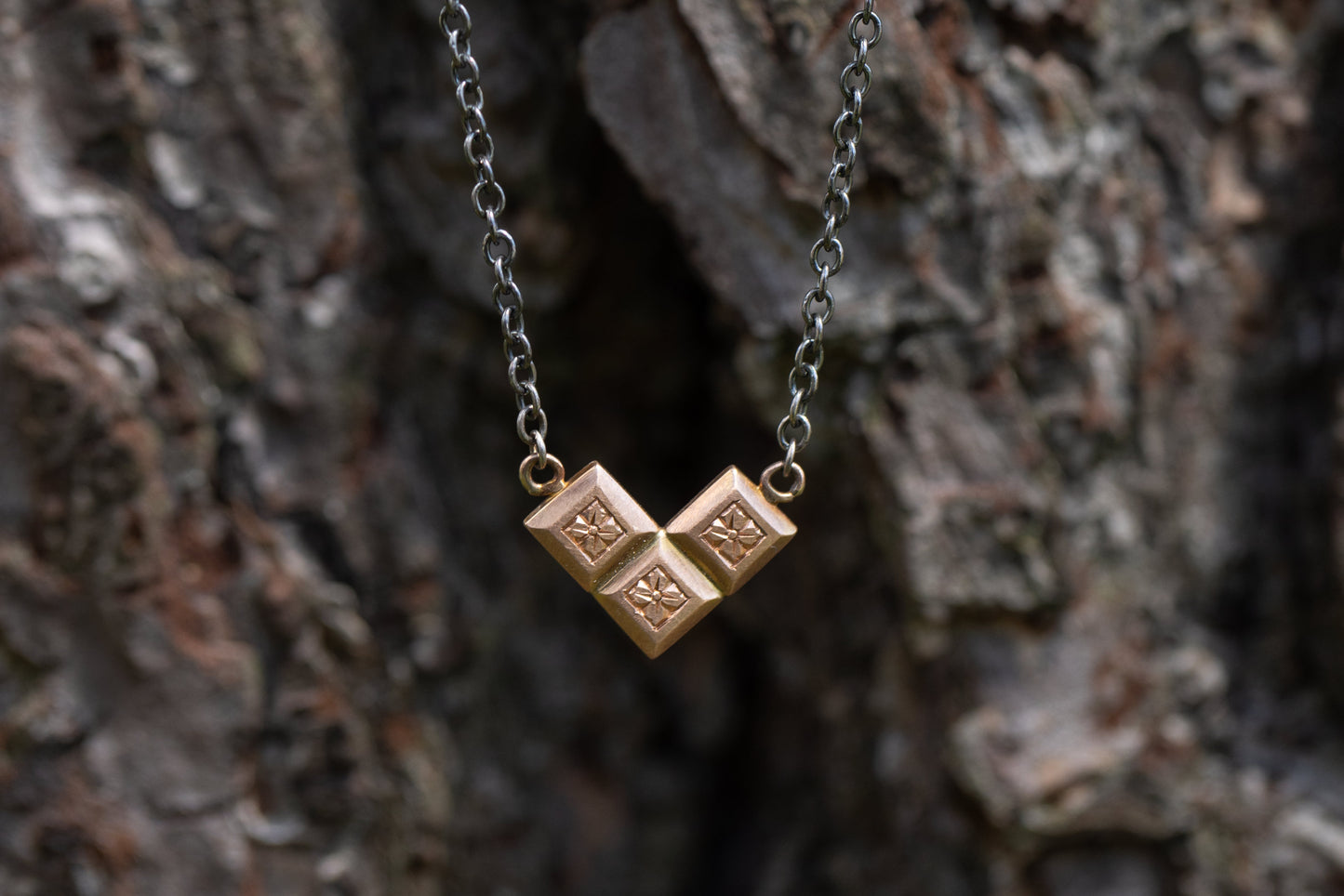 Trinity Signet Necklace