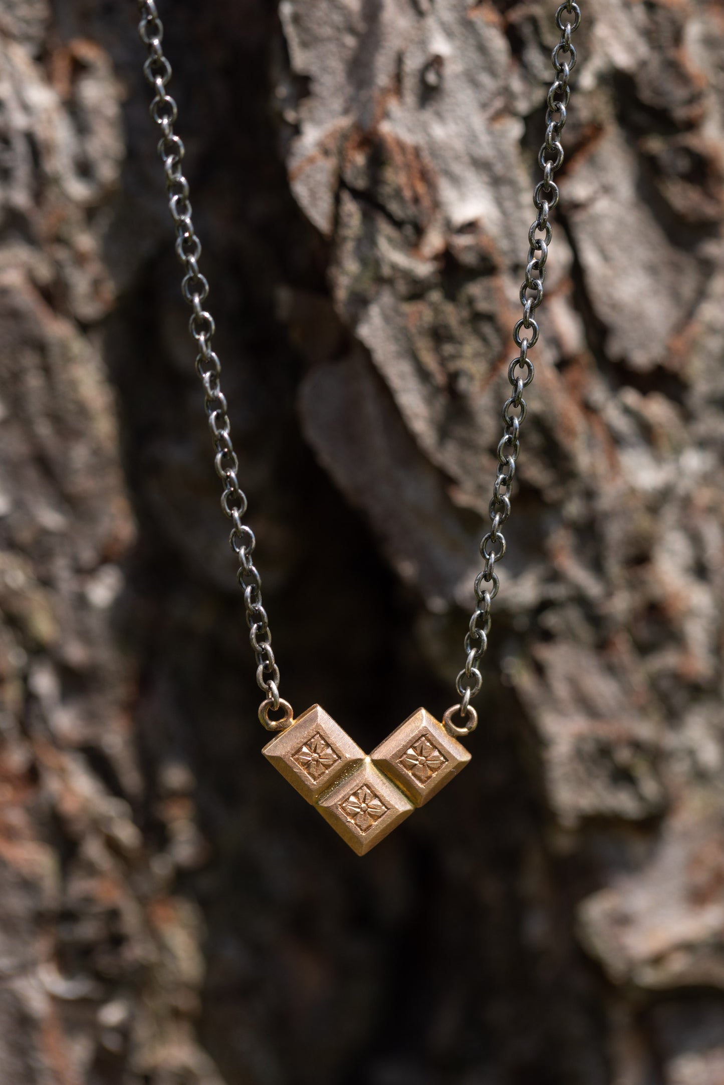 Trinity Signet Necklace