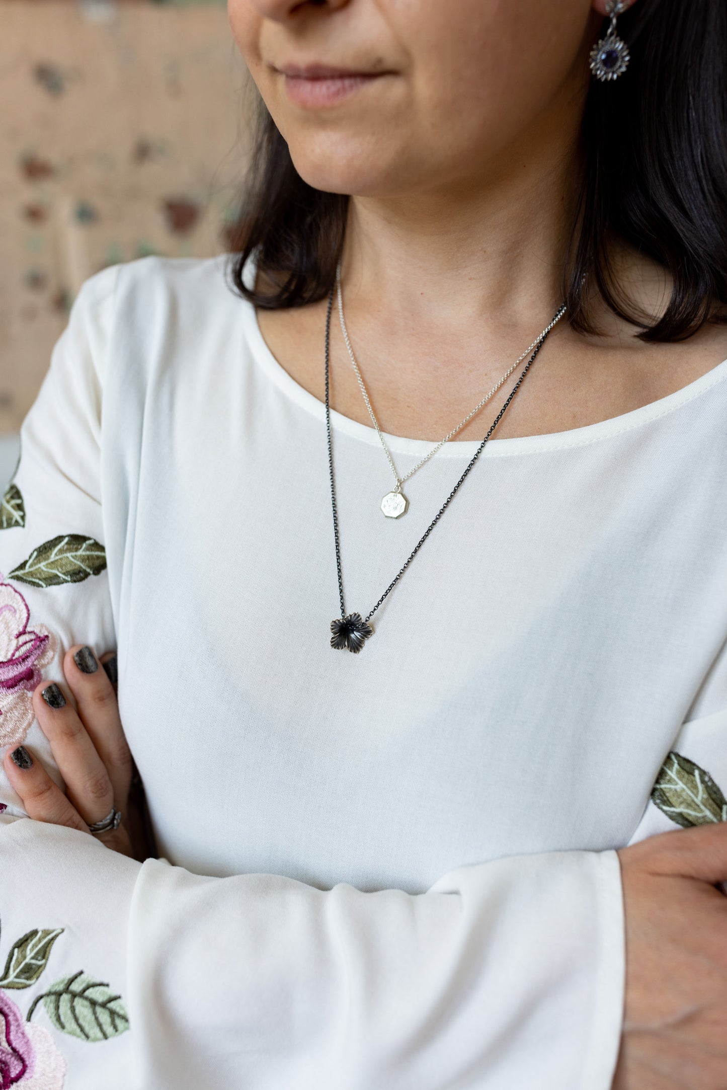 Wildflower Charm Necklace